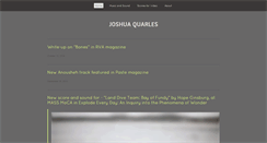 Desktop Screenshot of joshuaquarles.com